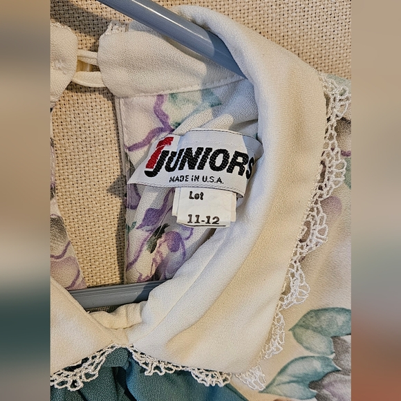 Vintage dress Floral print size medium - Picture 6 of 8